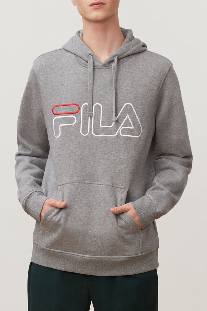 Fila Miesten Huppari Prati Harmaat - KOYL-67853